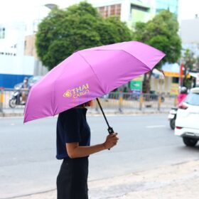 Ô Dù Cầm Tay Gấp 3 Tự Động 2 Chiều 10 Kèo Cán Nhôm Bọc Nhựa OD-08