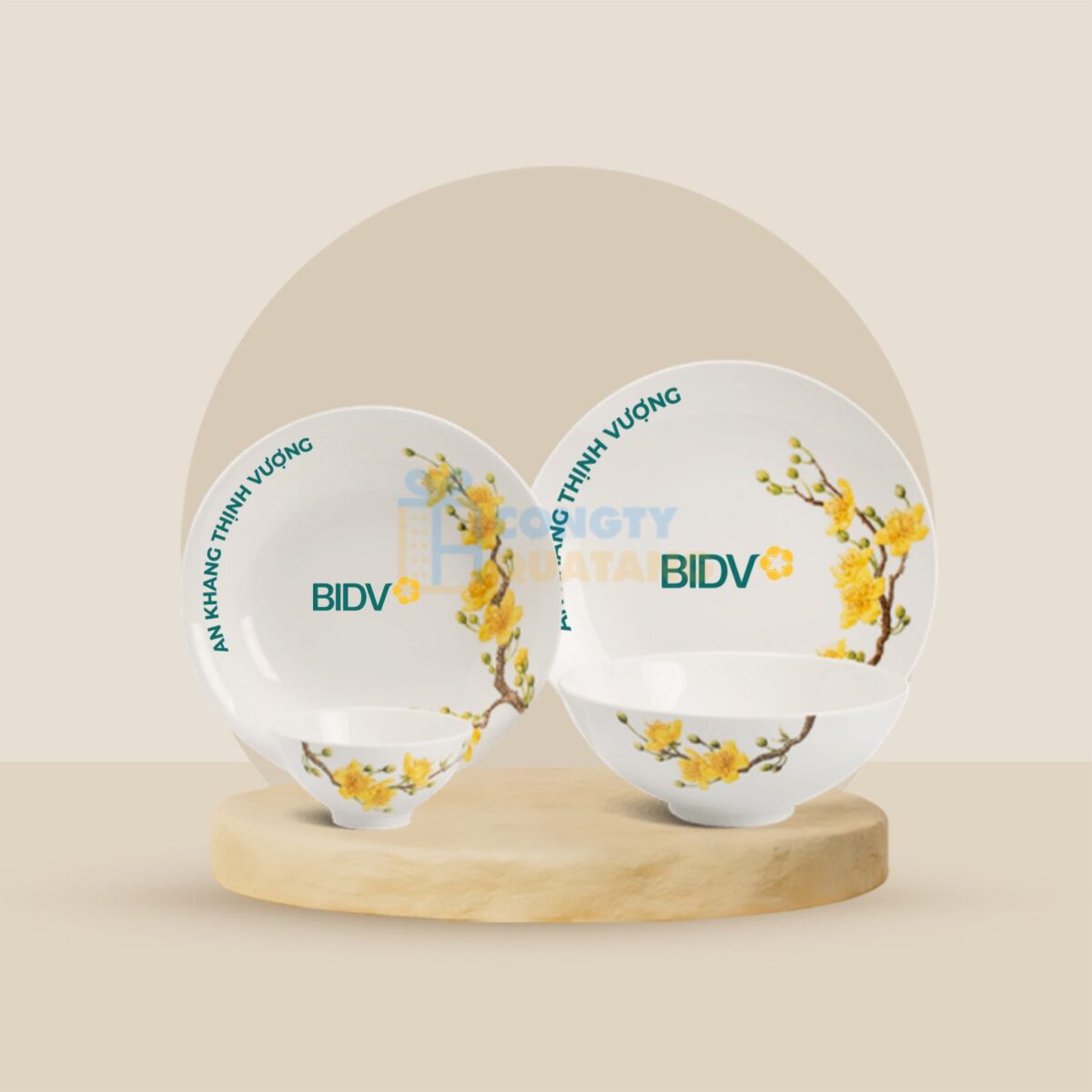 Bộ Đồ Ăn 9 Sản Phẩm Minh Long Daisy IFP – Hoàng Mai 460928409