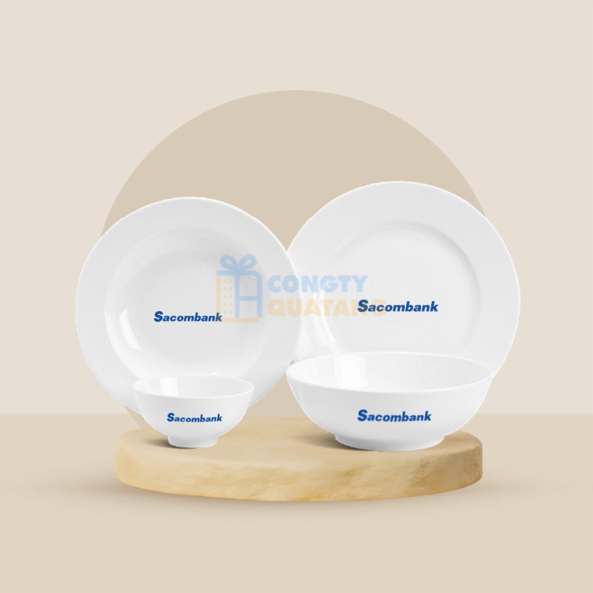 Bộ Đồ Ăn 9 Sản Phẩm Minh Long Jasmine IFP – Trắng Ngà 470928000
