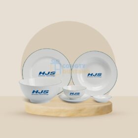 Bộ Đồ Ăn 10 Người 36 Sản Phẩm Minh Long Jasmine – Chỉ Xanh Lá 36009