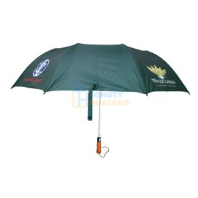 Ô Dù Cầm Tay Gấp 2 Tự Động 1 Chiều Cán Gỗ OD-02