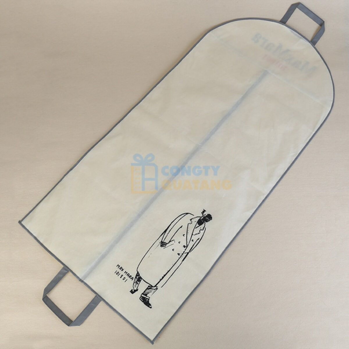 Túi vải không dệt đựng áo vest TVKD113