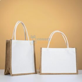 Túi vải đay hình hộp chữ nhật, có quai xách TVD114
