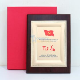 Bảng Vinh Danh Gỗ Đồng Tri Ân BVD-002