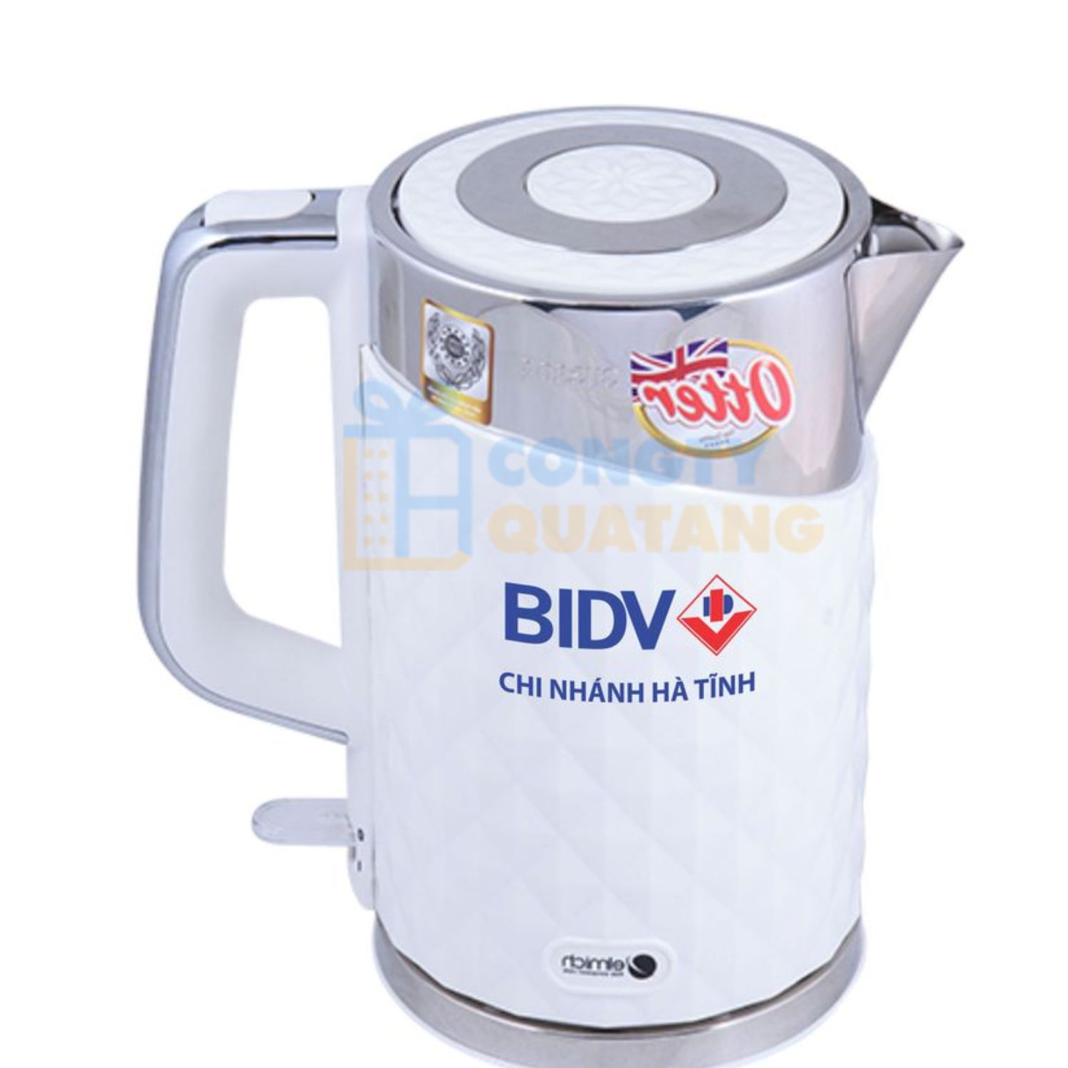 Ấm đun siêu tốc in logo theo yêu cầu của khách hàng