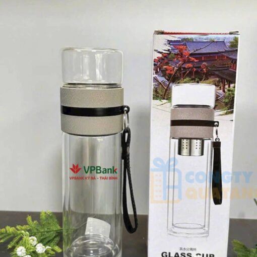 Bình thuỷ tinh có khay lọc trà tiện lợi
