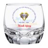 Ly thuỷ tinh bầu lùn đơn giản