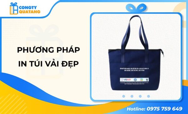 06 Phương pháp in túi vải theo yêu cầu bền đẹp hiện nay