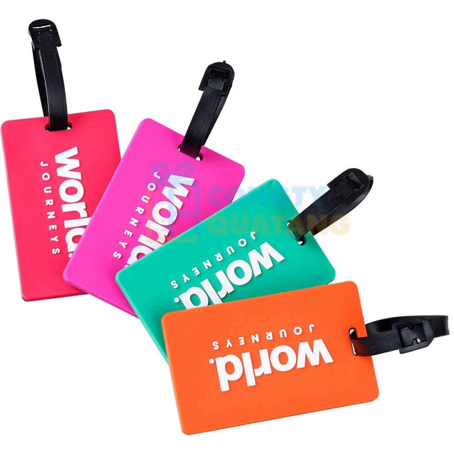 Name tag hành lý nhựa in theo yêu cầu khách hàng