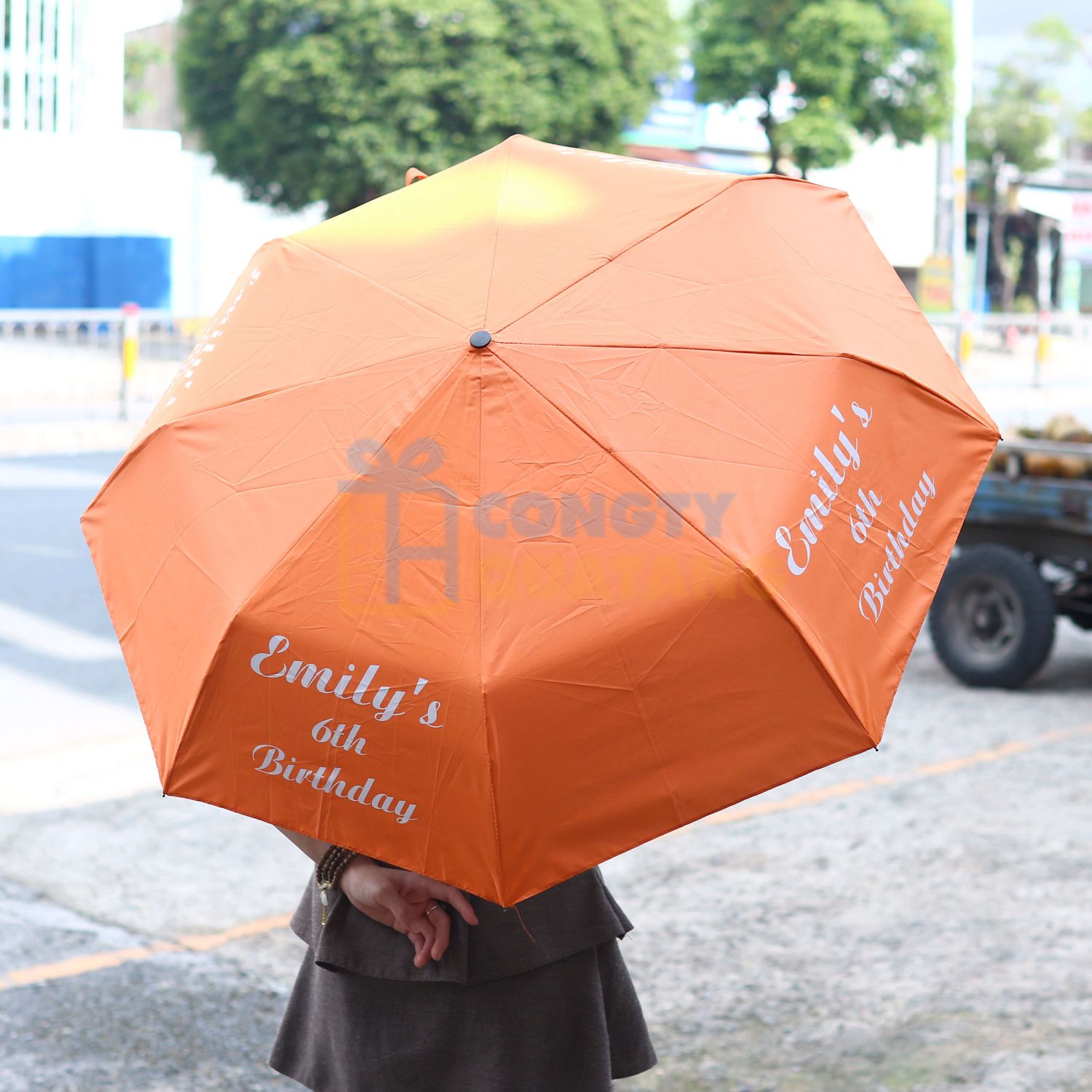 Quà tặng DTH chuyên sản xuất ô dù cầm tay các loại theo yêu cầu