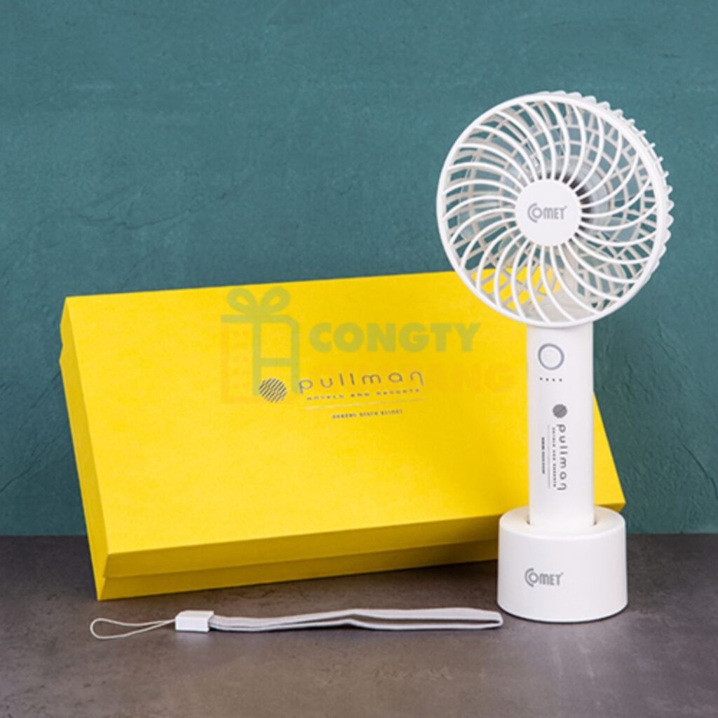 Địa chỉ cung cấp quạt điện cầm tay in logo công ty theo yêu cầu, giá từ 50.000VNĐ tại HCM