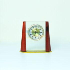 Đồng hồ để bàn pha lê kết hợp gỗ DC103