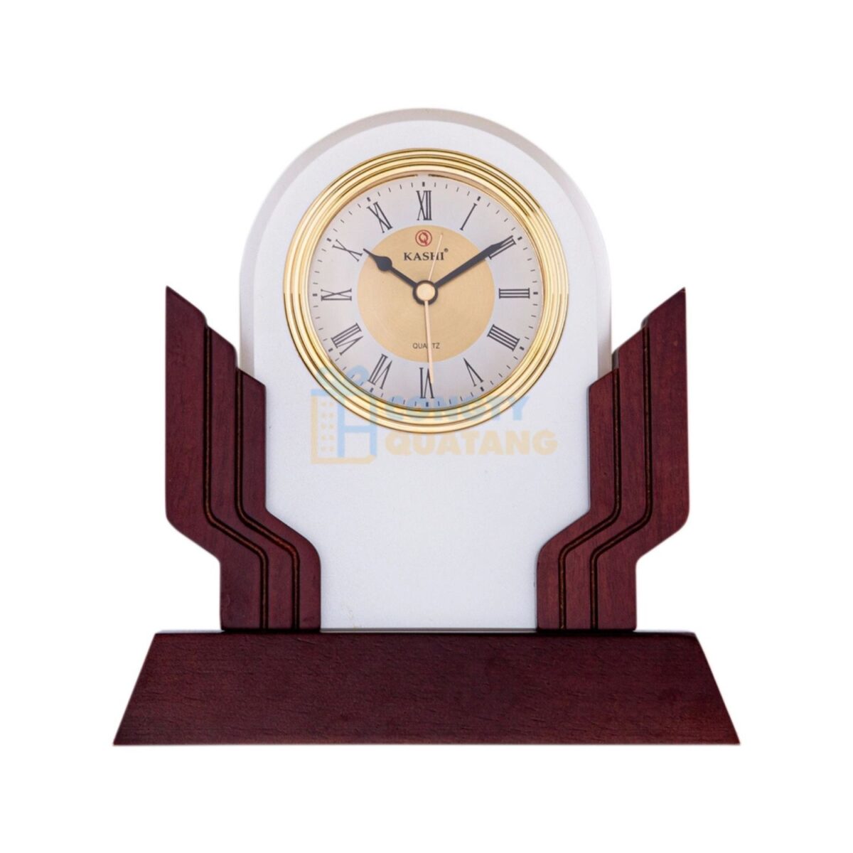 Đồng hồ để bàn pha lê kết hợp gỗ DC104