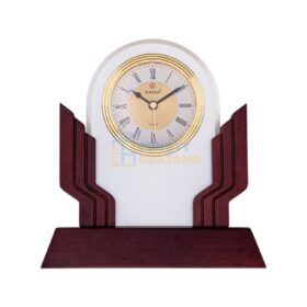 Đồng hồ để bàn pha lê kết hợp gỗ DC104