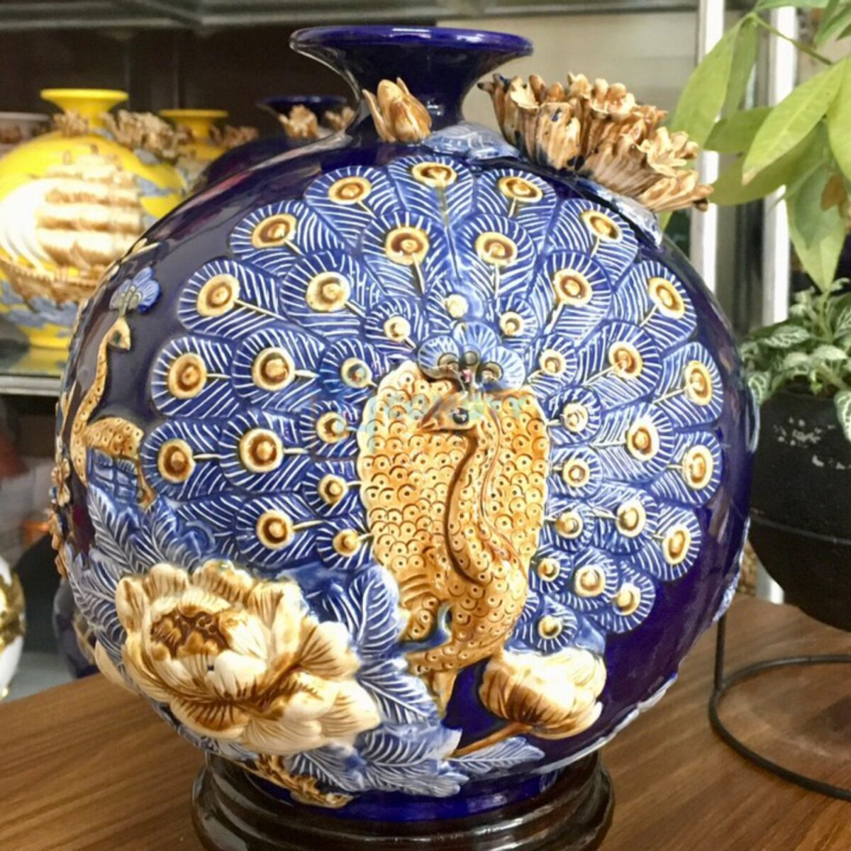 Bình hút tài lộc mệnh thủy Vinh Hoa Phú Quý 27cm BHTL-12