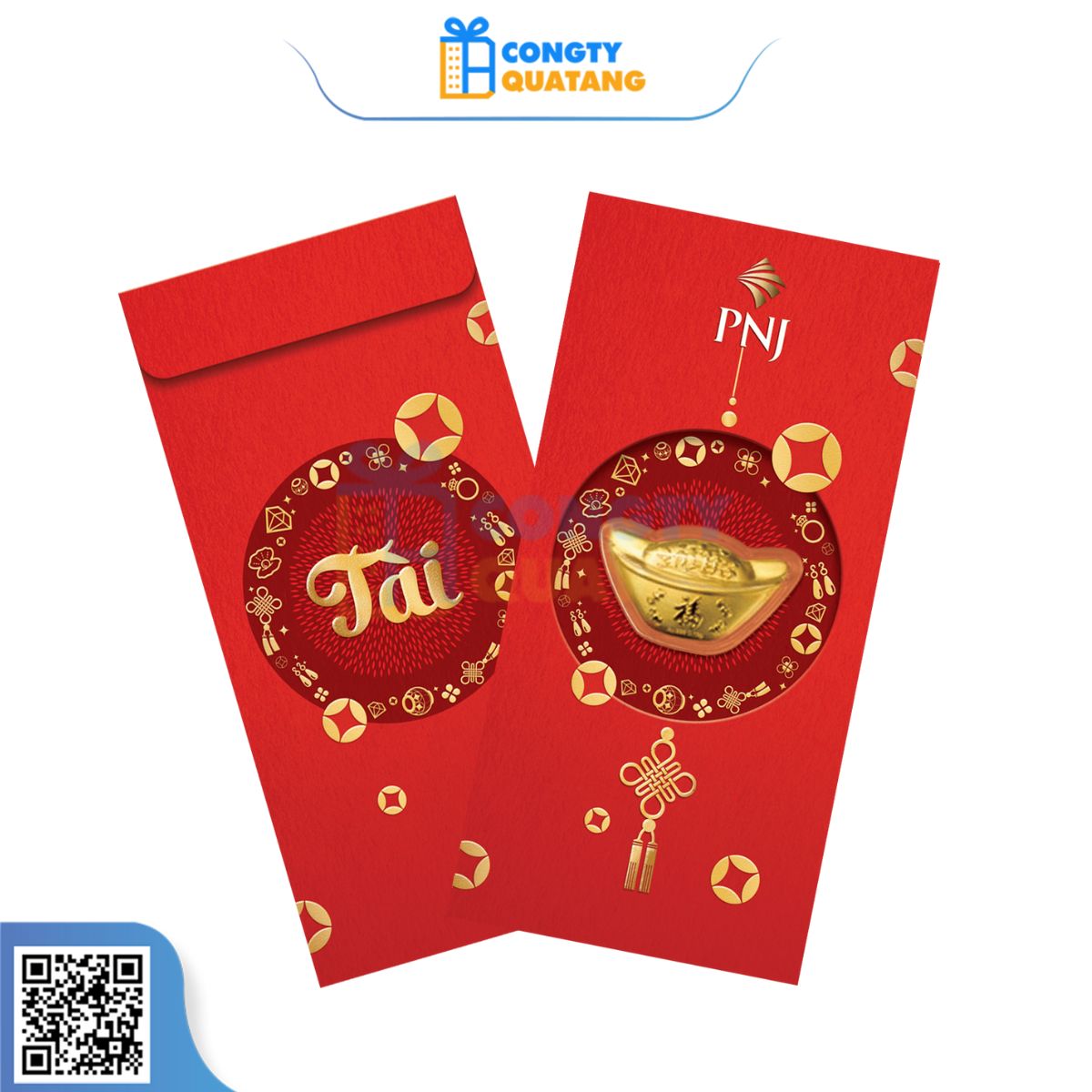In logo lên bao lì xì làm quà Tết cho nhân viên