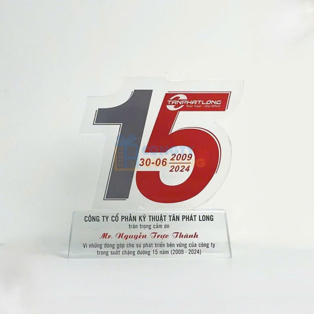 Kỷ Niệm Chương Thủy Tinh TT-113