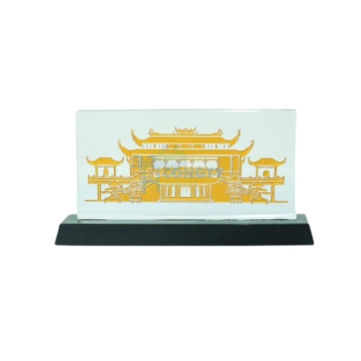 Kỷ Niệm Chương Pha Lê Chữ Nhật Ngang PL-107