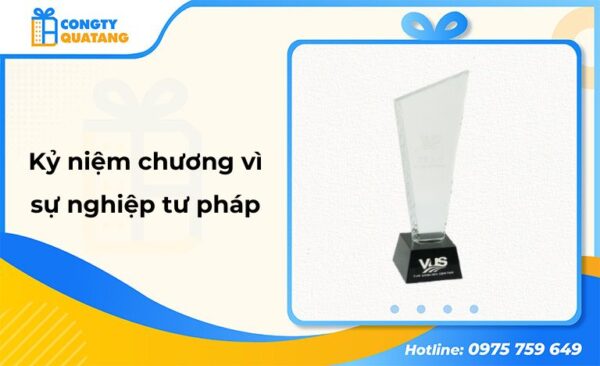 Quy định về tiêu chí xét tặng kỷ niệm chương vì sự nghiệp tư pháp