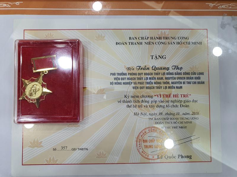 Tiêu chuẩn xét tặng kỷ niệm chương vì thế hệ trẻ​ mới nhất