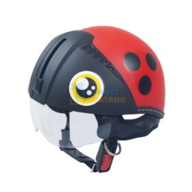 Mũ bảo hiểm nửa đầu trẻ em có kính âm MBH-08
