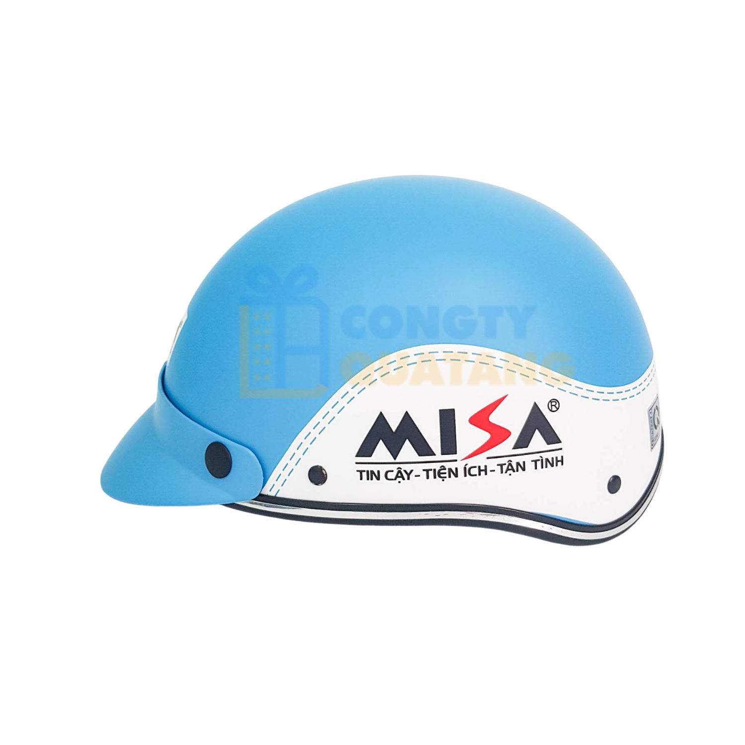 Mũ bảo hiểm in logo thương hiệu làm quà tặng