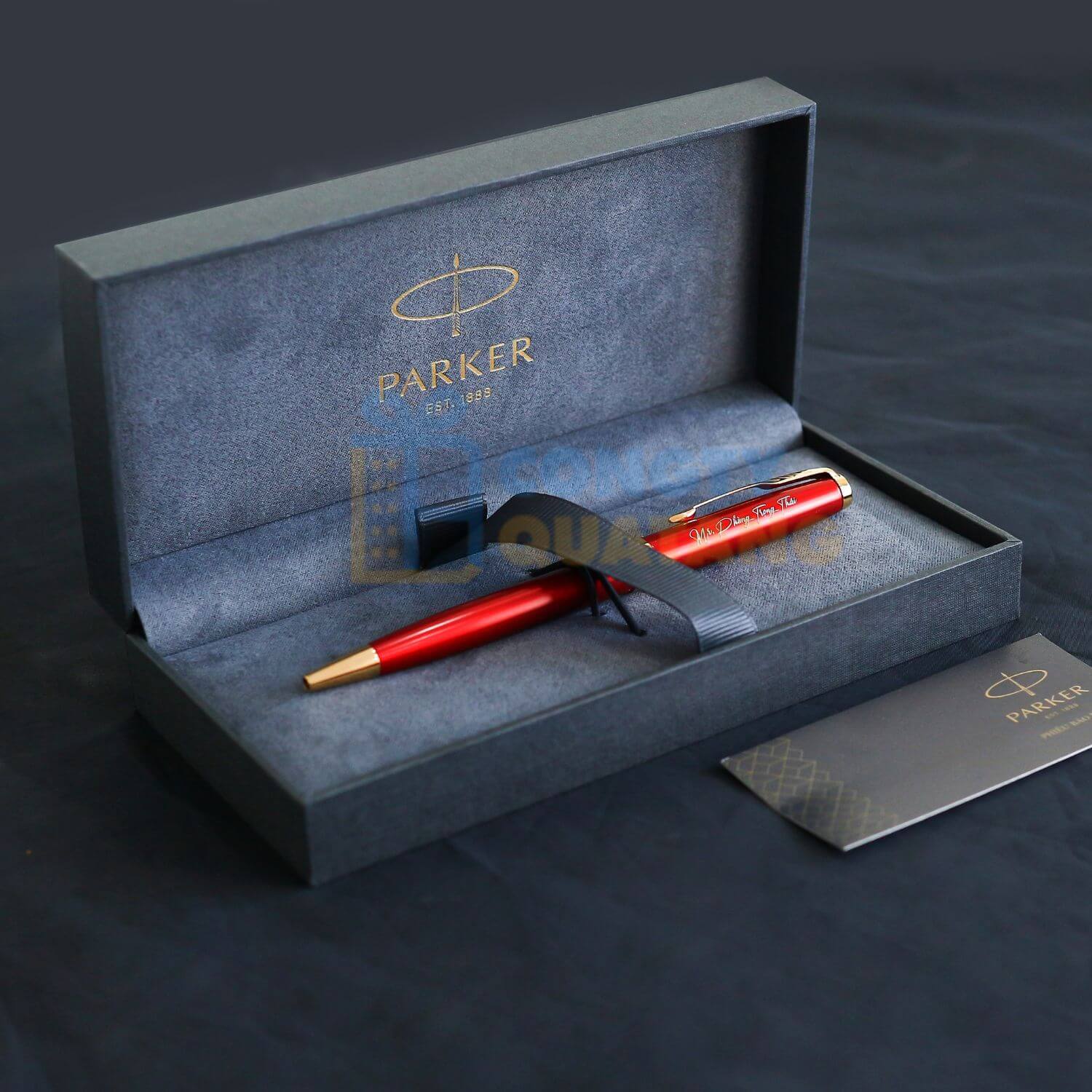 Xưởng nhận khắc bút ký Parker theo yêu cầu