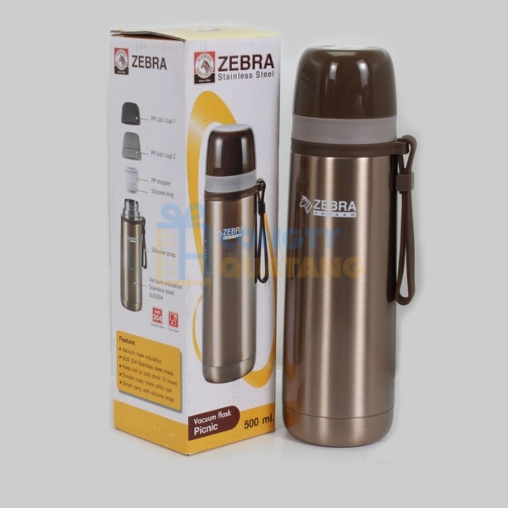 Zebra Picnic 500ml dễ dàng mang đi học bởi thiết kế gọn nhẹ