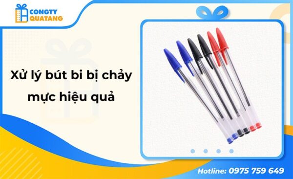 Bút bi chảy mực: 4 nguyên nhân và mẹo khắc phục hiệu quả