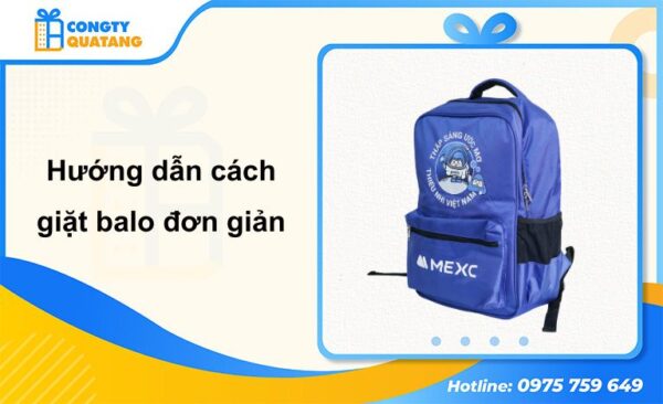 Hướng dẫn chi tiết cách giặt balo tại nhà đơn giản, nhanh chóng