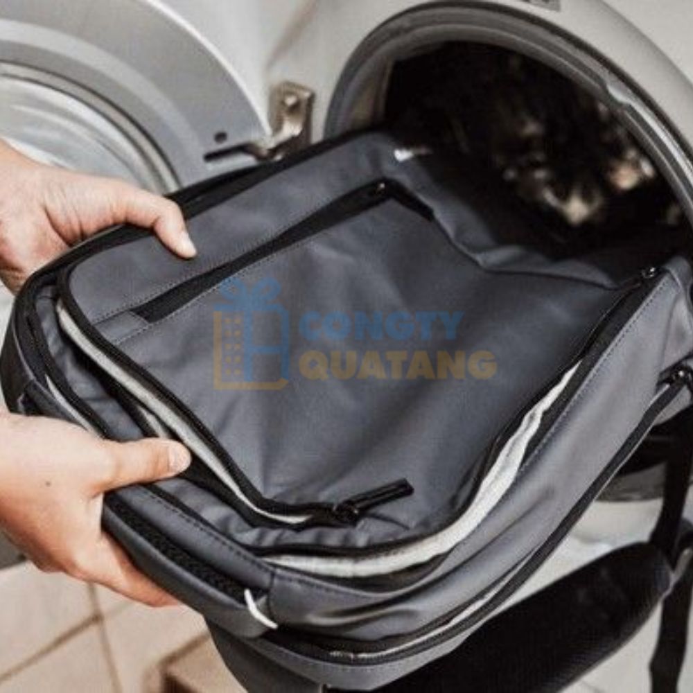 Balo sạch sẽ sau khi giặt bằng máy giặt