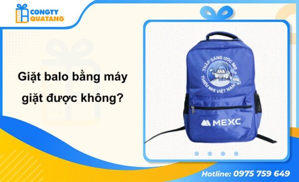 Giặt balo bằng máy giặt được không? Hướng dẫn giặt đúng cách