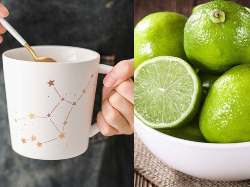 Ngâm ly sứ mới mua về với nước muối loãng