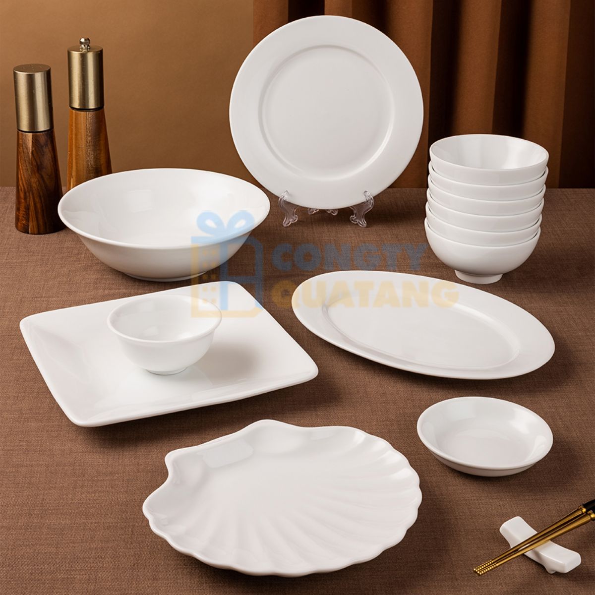 Bộ bàn ăn làm quà tặng thiết thực cho sếp