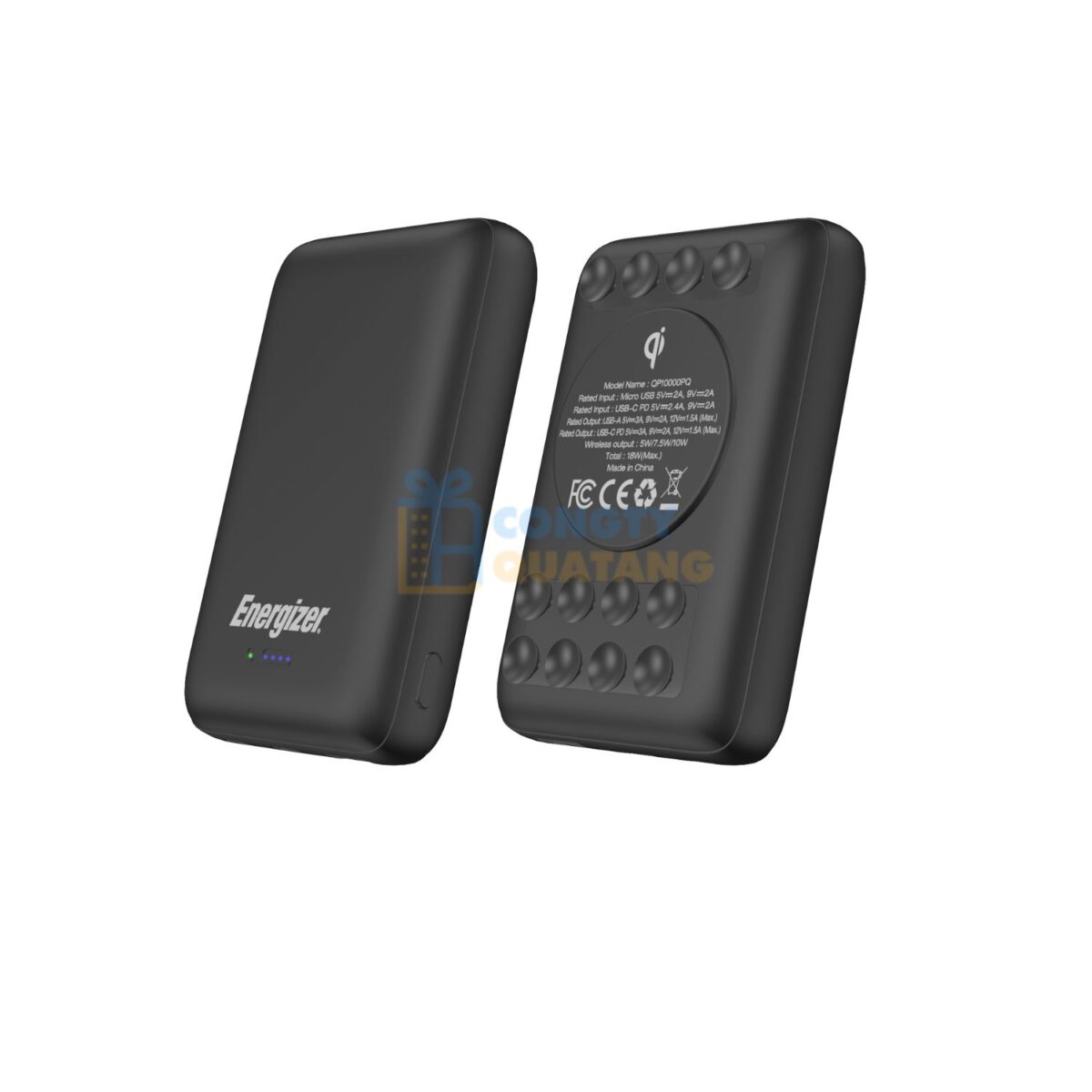 Pin dự phòng Energizer 10000mAh-tích hợp sạc nhanh đa nền tảng- QP10000PQ