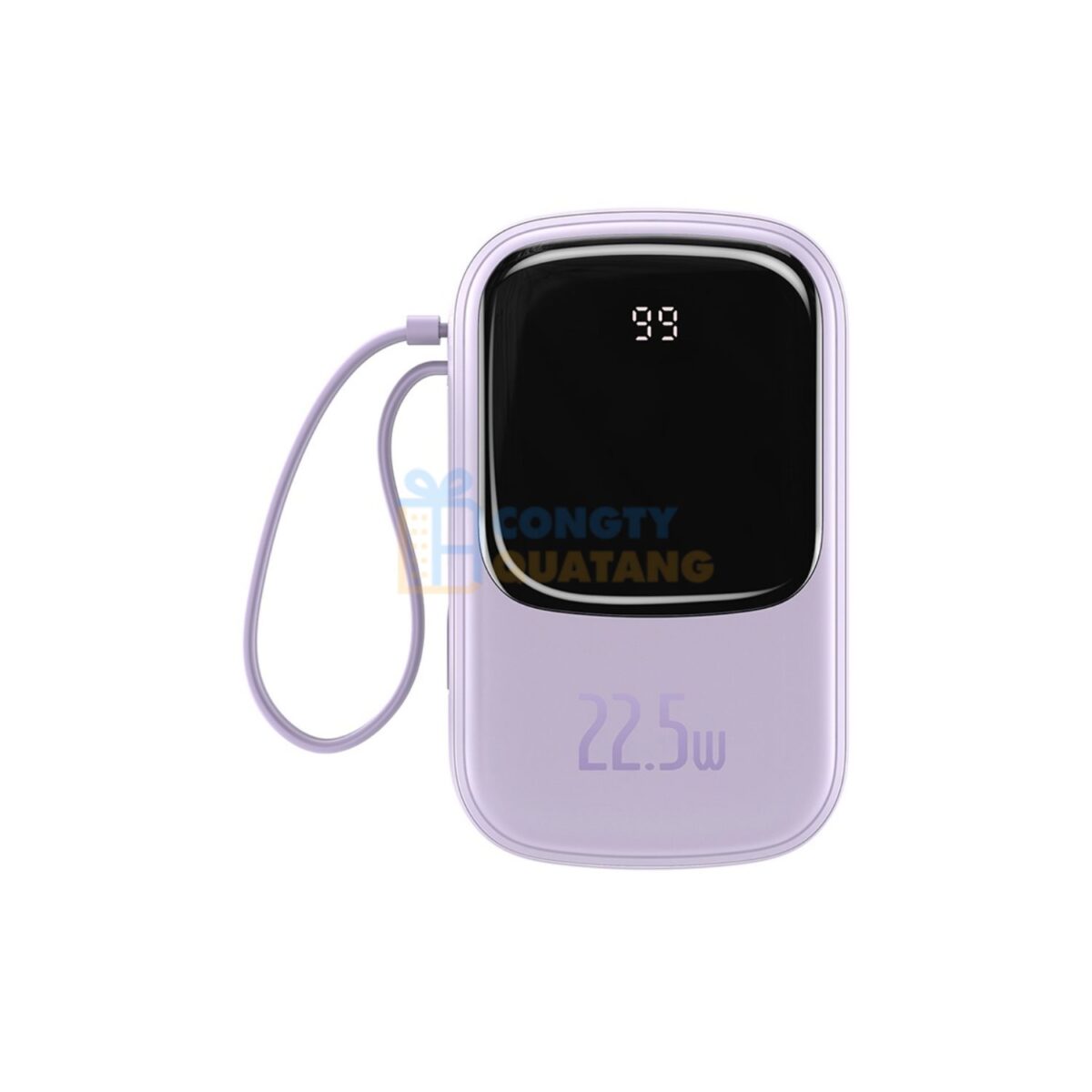 Pin sạc dự phòng Baseus 10000mAh PD có dây cáp cho điện thoại SDP-113