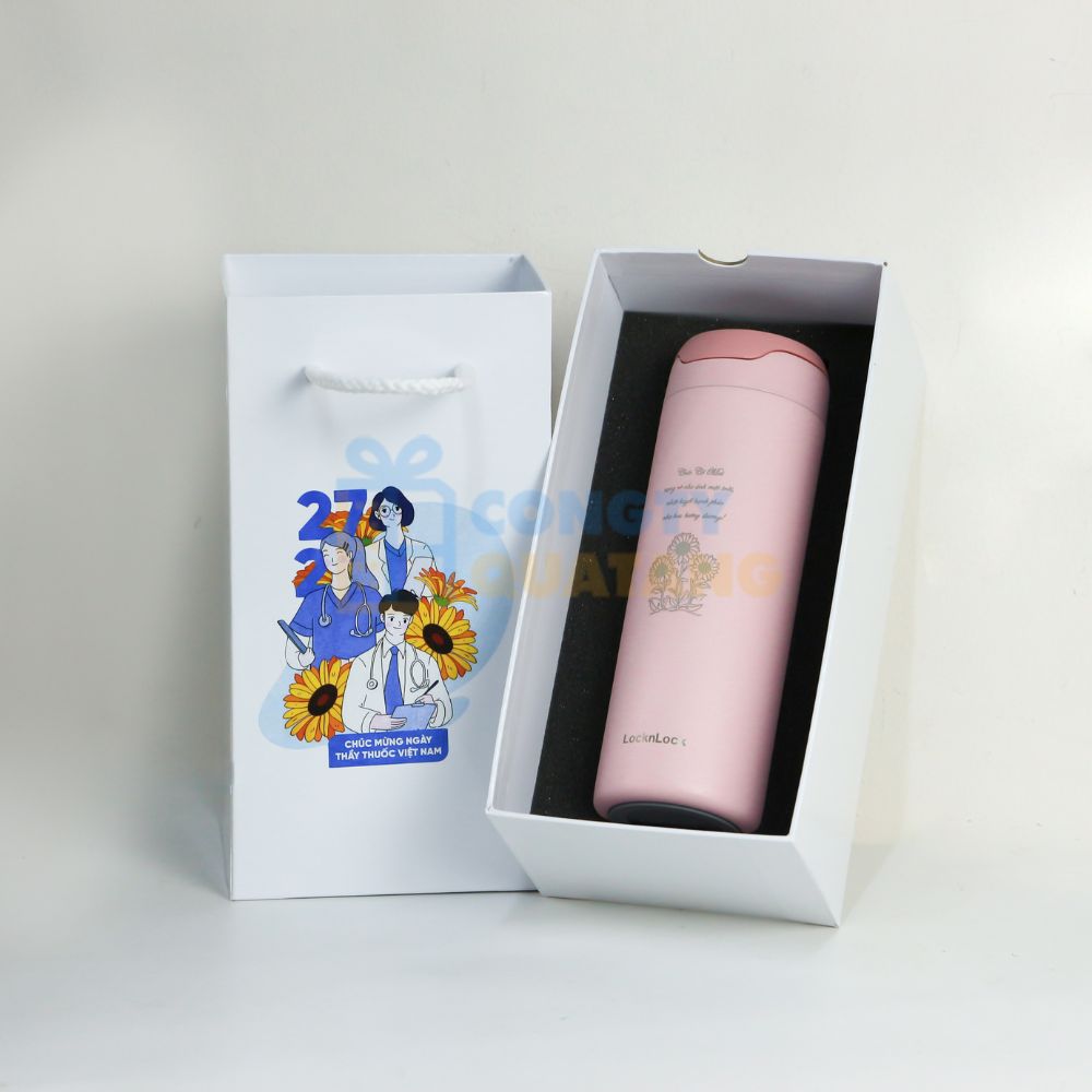 Set quà bình giữ nhiệt sử dụng mỗi ngày tiện lợi