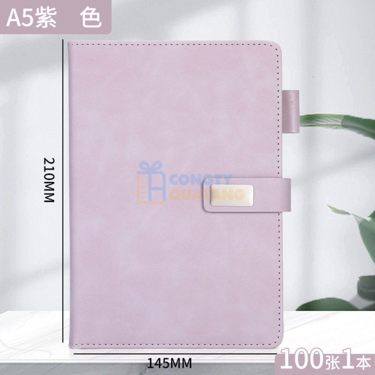 Sổ Tay Dán Gáy Kèm Khoá Nam Châm ST-DG07