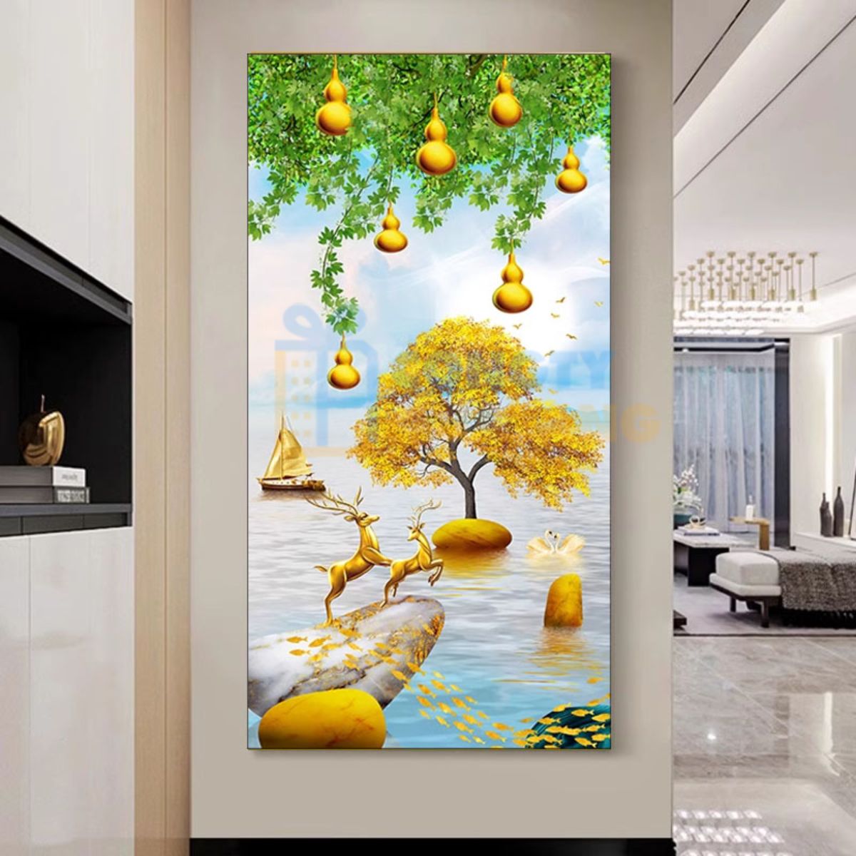 Tranh là món quà vừa sang trọng vừa ý nghĩa để tặng sếp về nhà mới