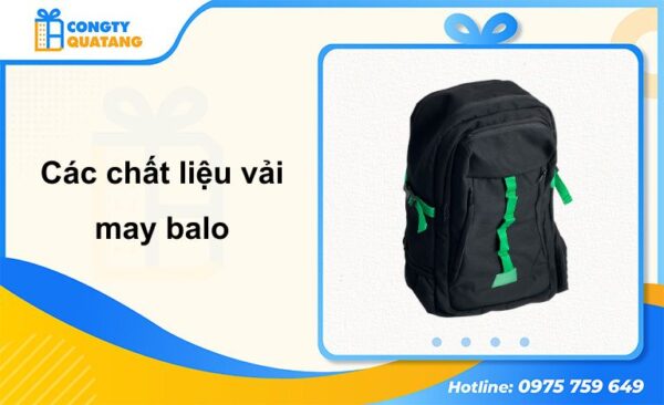 Tổng hợp các loại vải may balo bền đẹp
