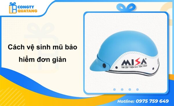Hướng dẫn vệ sinh nón bảo hiểm đúng cách giúp giữ sạch sẽ và kéo dài tuổi thọ