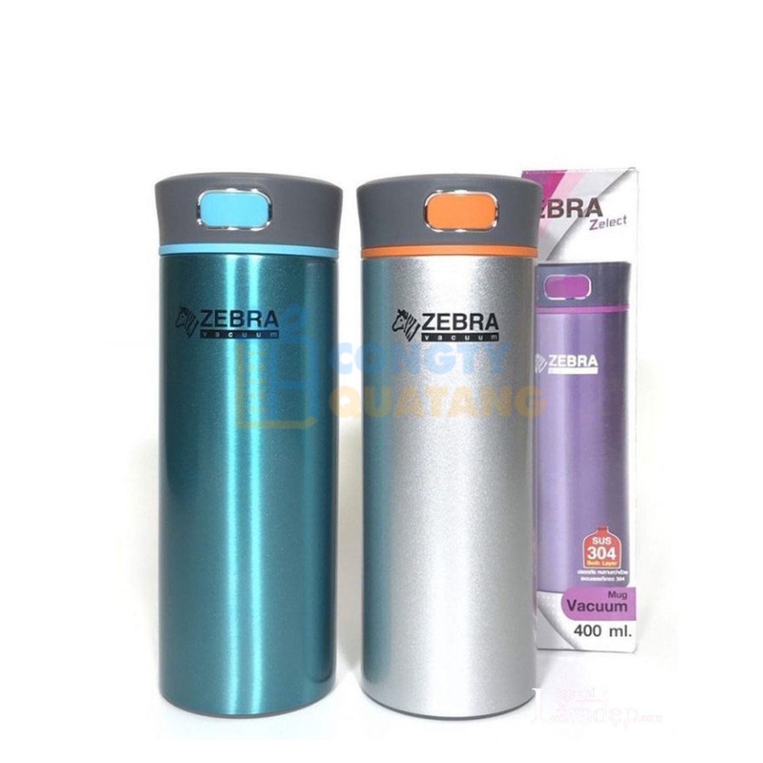 Mẫu bình giữ nhiệt Zebra 400ml gọn nhẹ