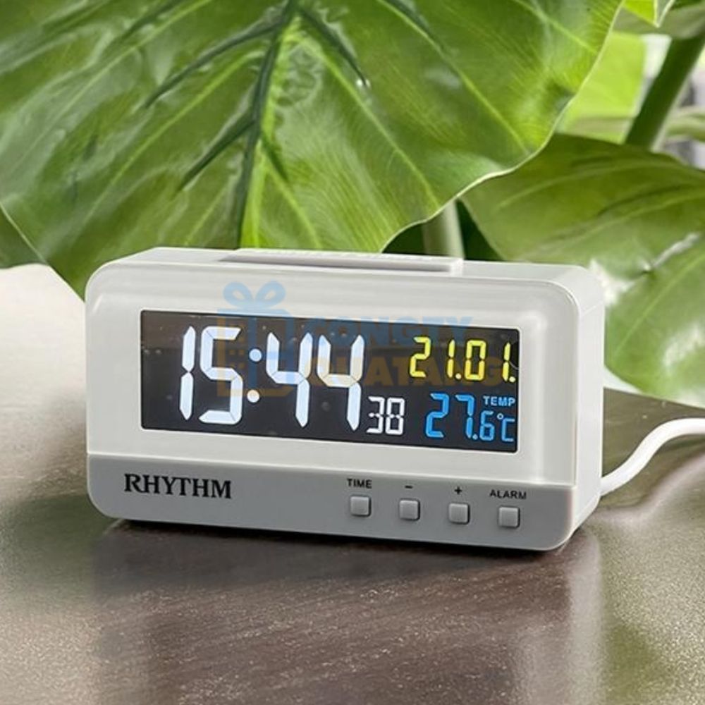 Đồng hồ để bàn Rhythm hoạt động ổn định, tuổi thọ cao