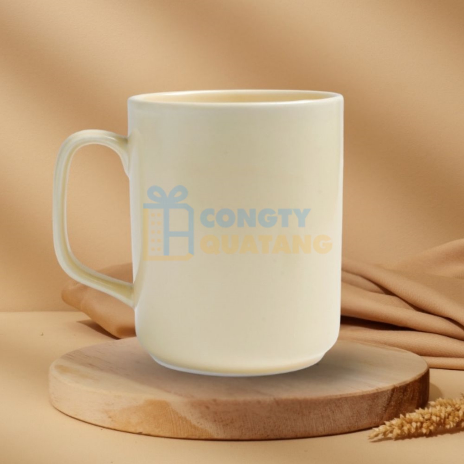 Mẫu ly sứ dáng trụ phù hợp cho nhu cầu sử dụng hằng ngày