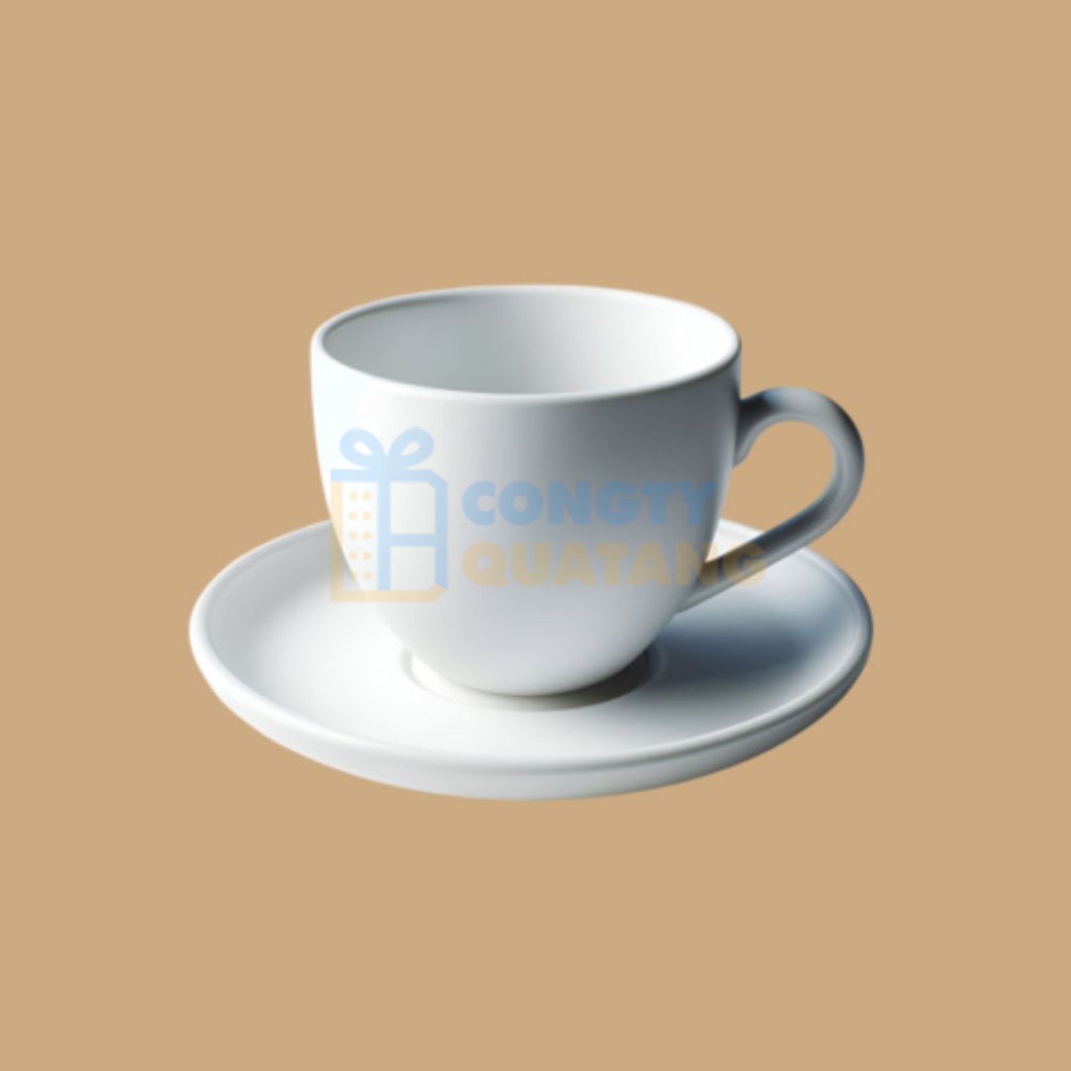 Mẫu ly sứ café trắng dáng Đức cappuccino