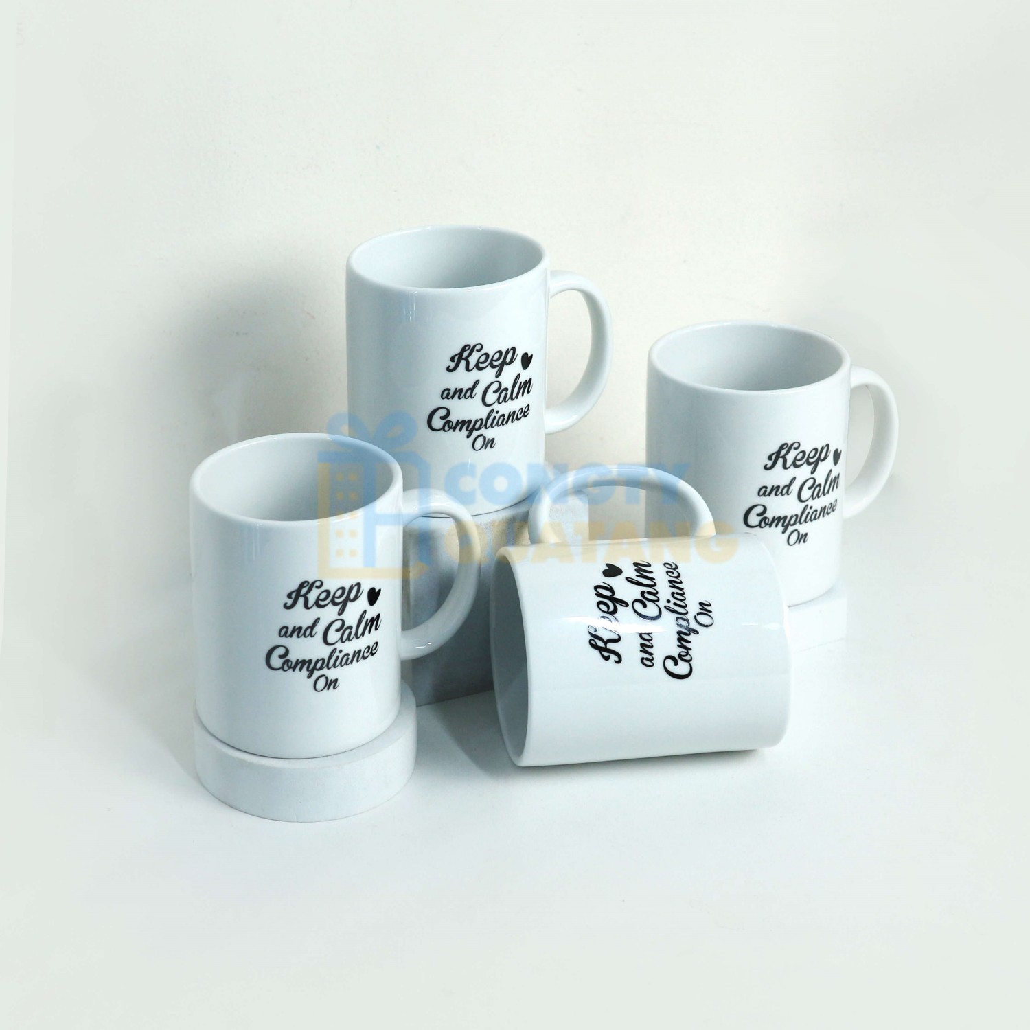 Xưởng sản xuất ly sứ Bát Tràng quà tặng, in ấn logo theo yêu cầu