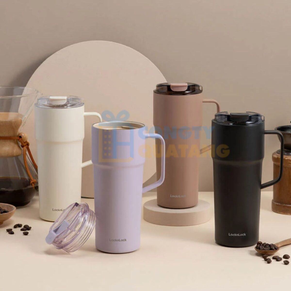 Bình giữ nhiệt LocknLock Metro Cafe HandleTumbler LHC4418