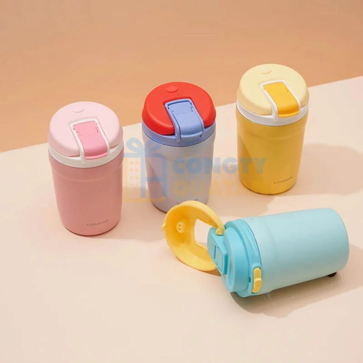 Bình giữ nhiệt LocknLock Dual One Touch Tumbler 320ml LHC3276