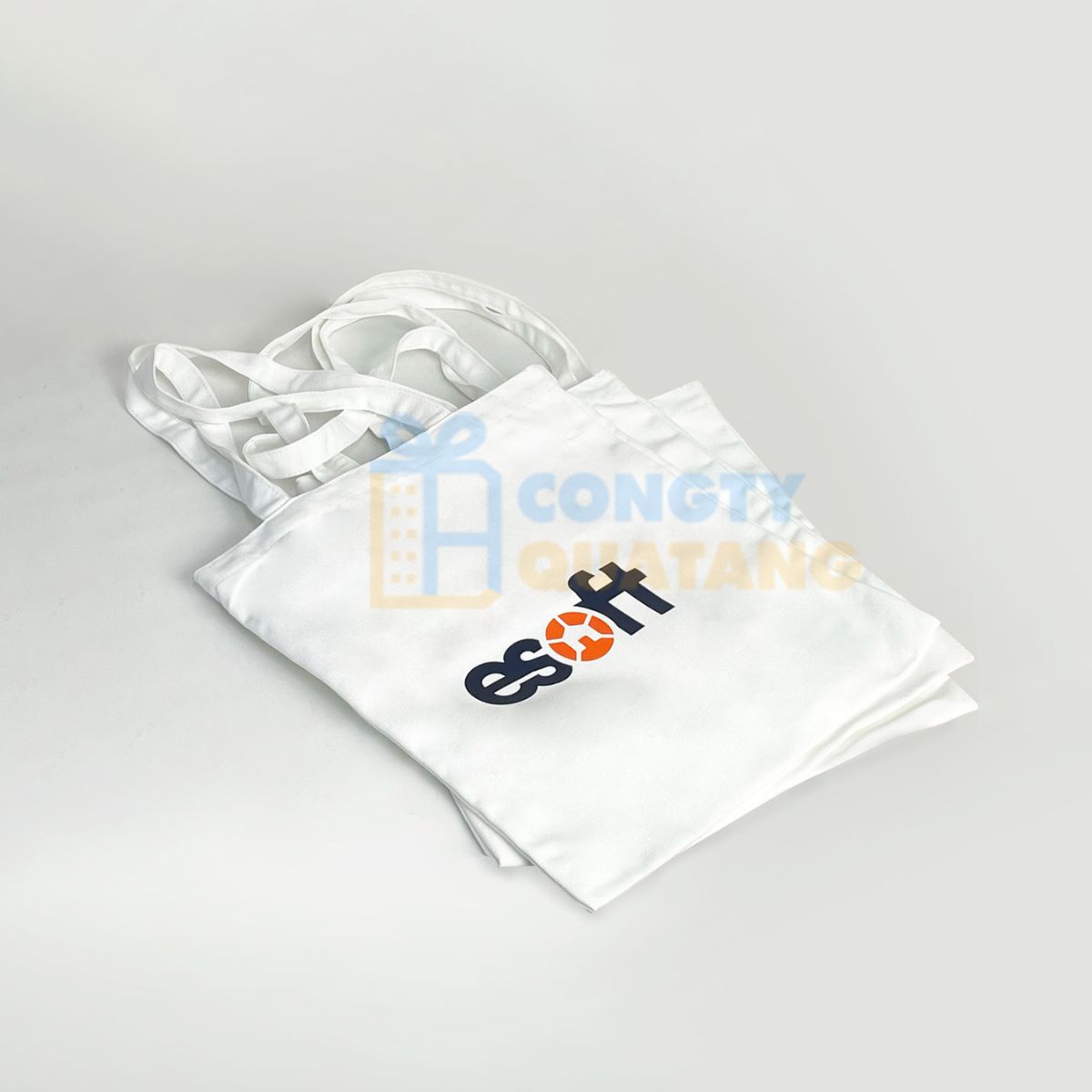 Túi vải in logo sắc nét làm quà tặng tri ân khách hàng