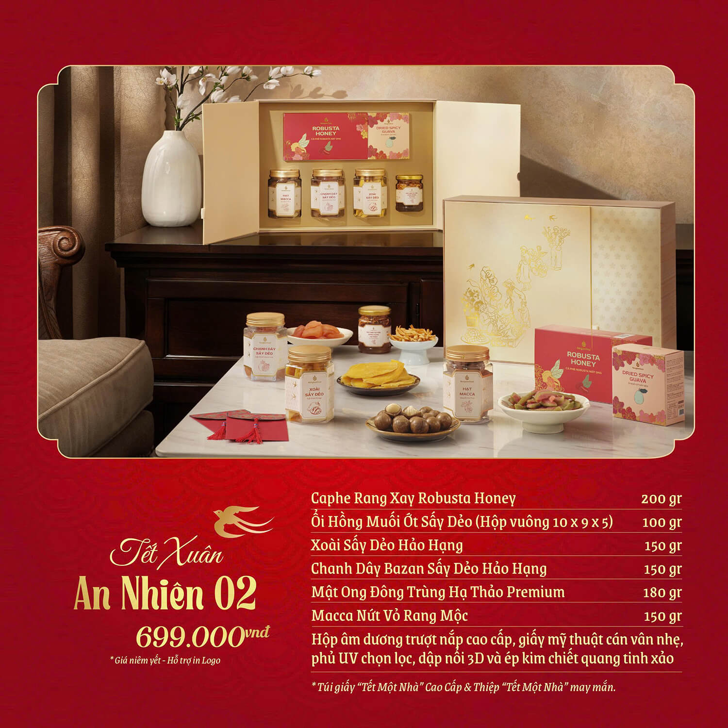 Bộ quà tặng Tết An Nhiên GS04 - Congtyquatang.com